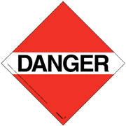 danger placard